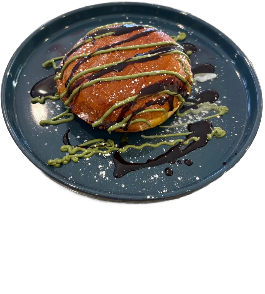 Unser Hot Frozen UFO mit Schoko und Pistazie